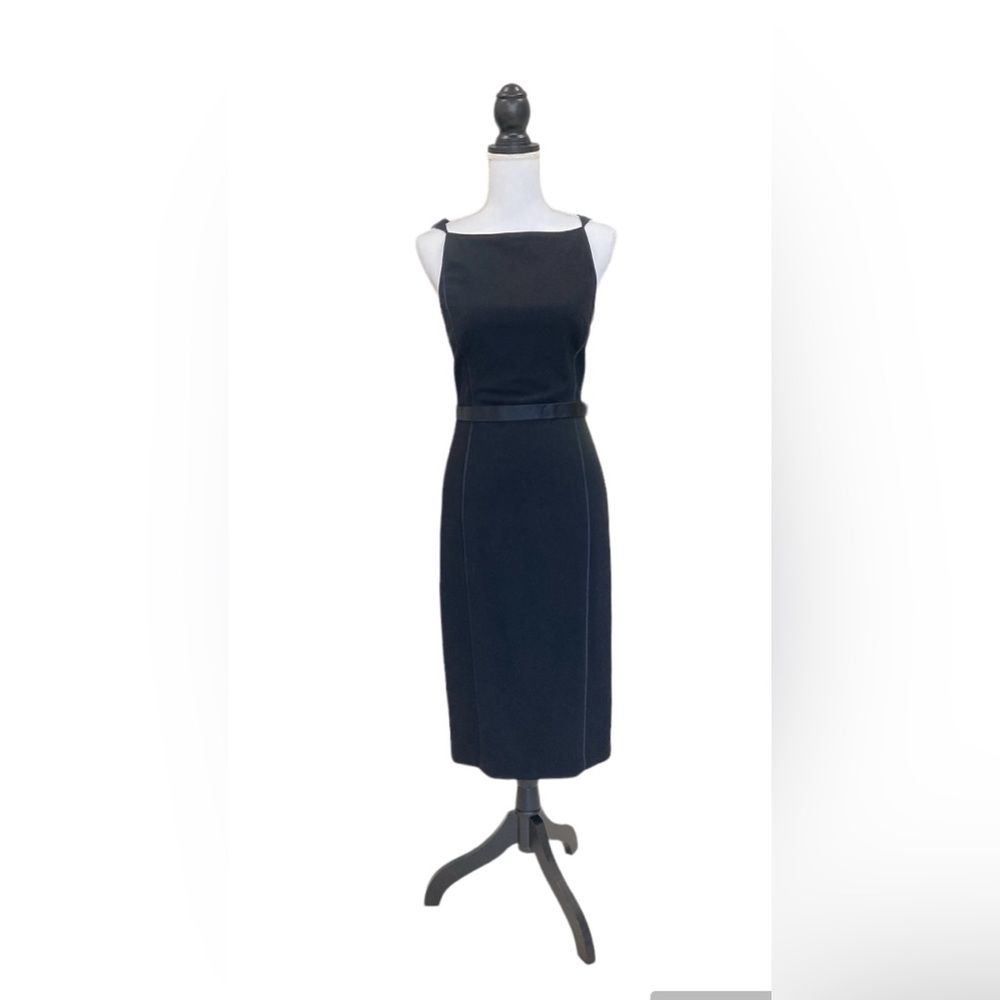 Jason Wu Black Midi Dress Bodycon Pencil Skirt Size 4